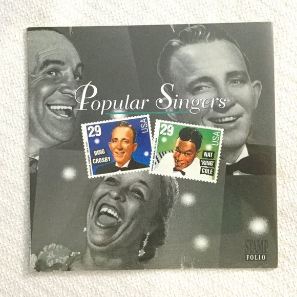 USPS Other - Popular Singers USPS 1995 Stamp Folio Sealed NEW Vintage
